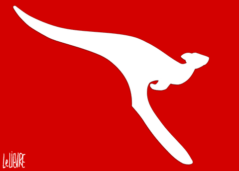 The dying kangaroo