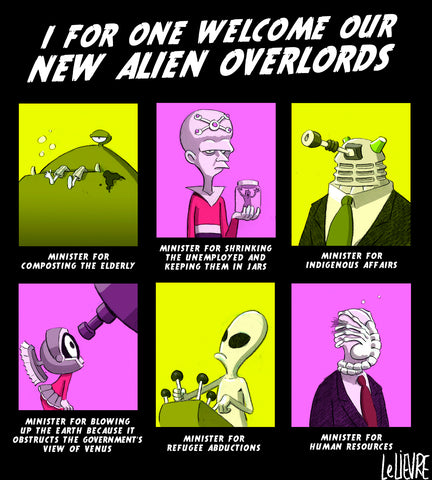 Our new alien overlords