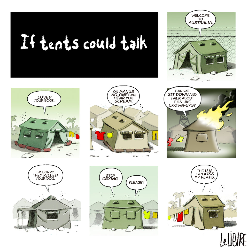 If tents could talk