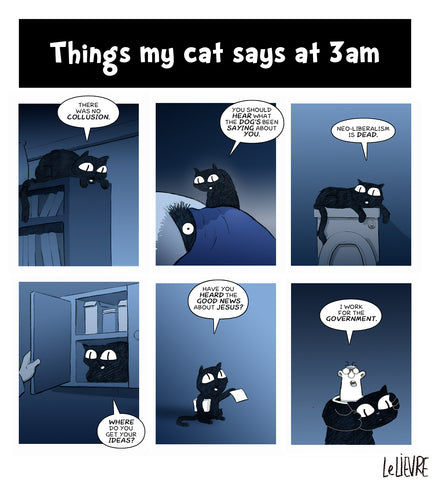Things my cats says at 3AM