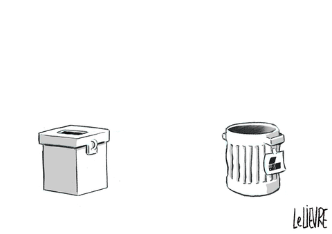 In the bin